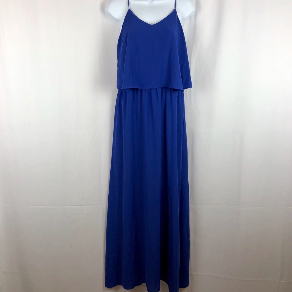 Wossimo sheer spaghetti strap maxi dress S